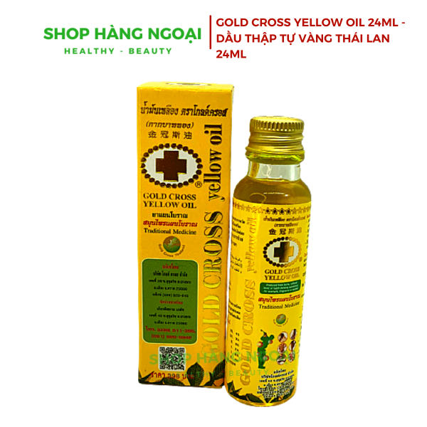 Dầu thập Tự Vàng Thái Lan 24ml Combo 2 chai
