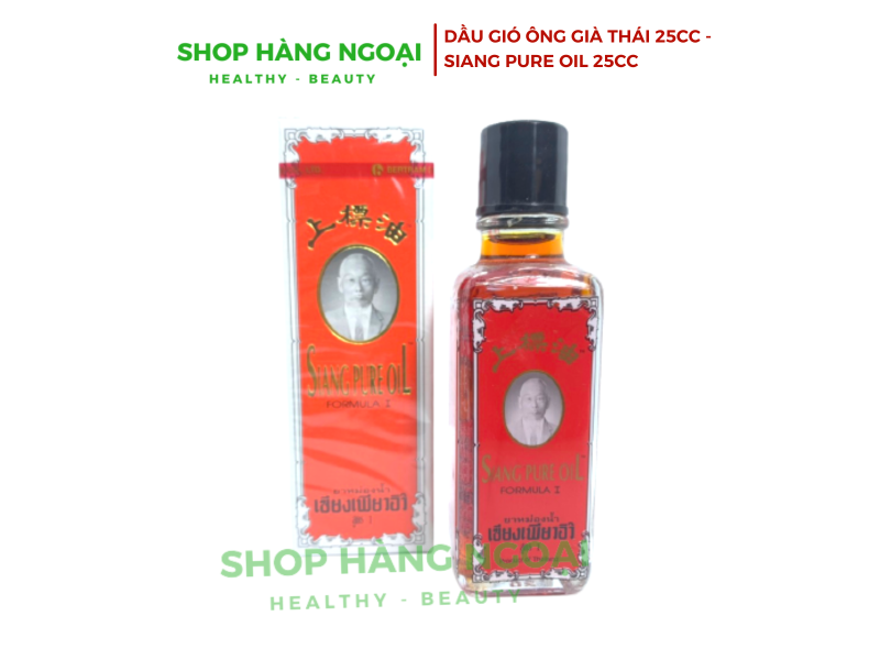 Siang Pure Oil Formula I - Dầu Ông Già Thái Lan 25cc