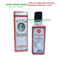 Dầu gió trắng ông già Siang Pure Formula 2 Thái Lan 25cc