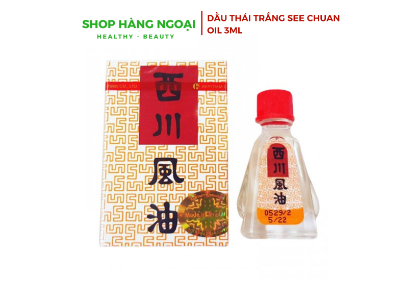 See Chuan Oil 3ml - Dầu Thái Trắng