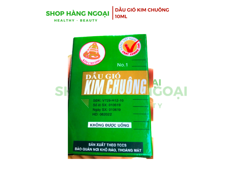 Dầu gió Kim Chuông 10ml - Gold bell 10ml