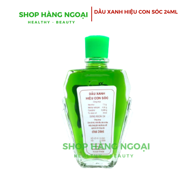 Dầu gió Con Sóc 24ml - Squirrel Brand Medicated Oil 24ml