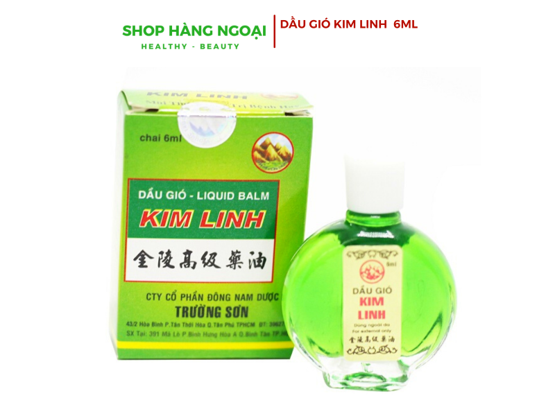 Dầu gió Kim Linh 6ml - Trường sơn