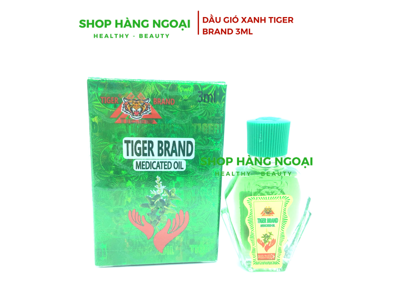 Dầu gió xanh Tiger 3ml - Tiger brand Medicated Oil 3ml