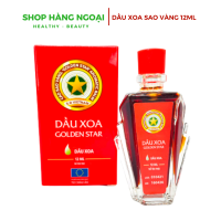Dầu xoa Golden Star 12ml, dầu xoa Sao Vàng 12ml