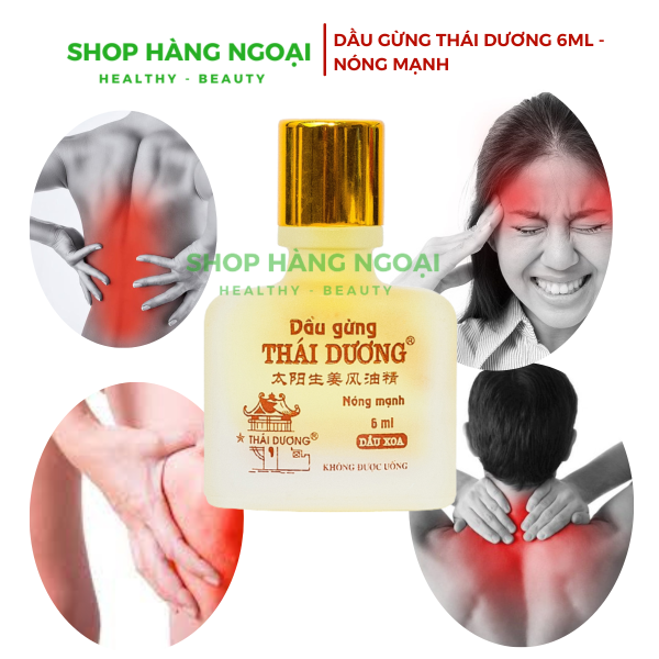Dầu gừng Thái Dương 6ml