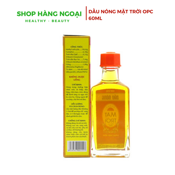 Dầu nóng Mặt Trời OPC 60ml 