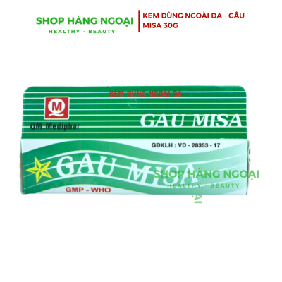 GẤU MISA - KEM DÙNG NGOÀI DA 30G