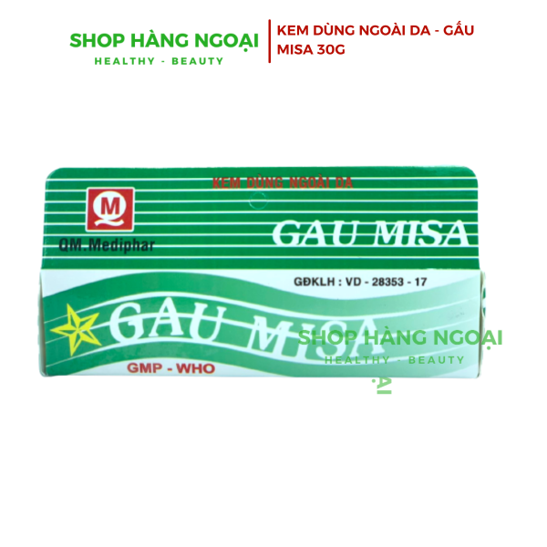 GẤU MISA - KEM DÙNG NGOÀI DA 30G