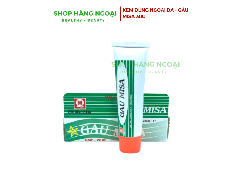 GẤU MISA - KEM DÙNG NGOÀI DA 30G
