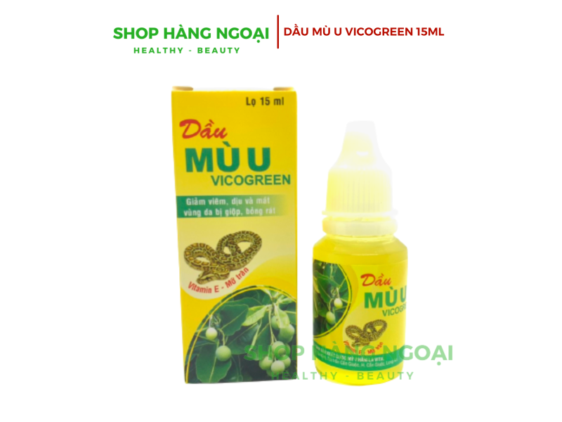 Dầu Mù U Vicogreen 15ml