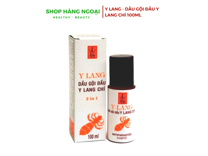 DẦU GỘI CHÍ Y LANG 100ML- GỘI LÀ SẠCH CHÍ/ CHẤY