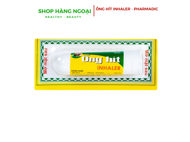 Ống hít Inhaler Pharmedic- Giúp thông mũi