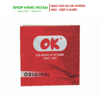 Bao cao su OK - không mùi 3 chiếc