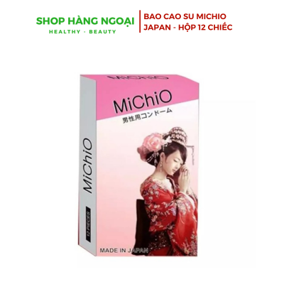 Bao cao su Michio - Japan hộp 12 chiếc