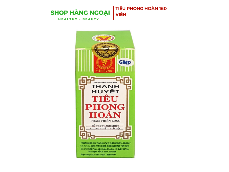 Thanh Huyết Tiêu Phong Hoàn 160 viên Phạm Thiên Long