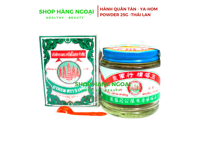 Ya-Hom Powder Five Pagodas Brand 25g - Hành Quân Tán