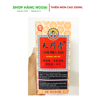 Thiên môn cao 250ml, bổ phế, hỗ trợ giảm ho, giảm đờm
