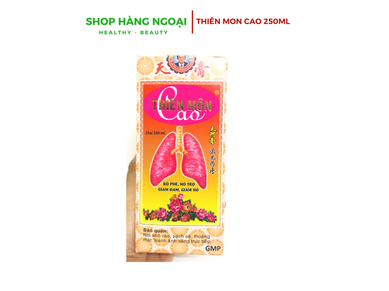Thiên môn cao 250ml, bổ phế, hỗ trợ giảm ho, giảm đờm
