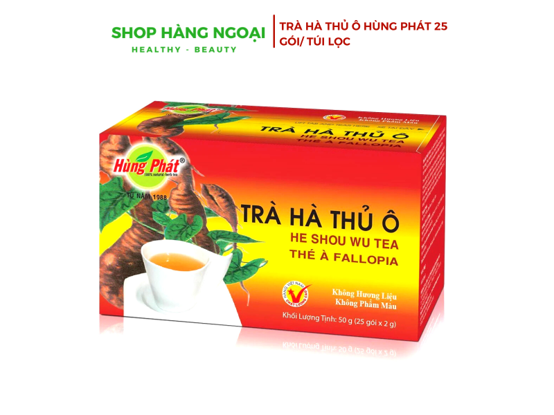 Trà hà thủ ô Hùng Phát 25 túi lọc