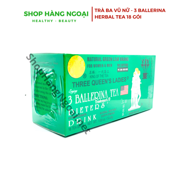 TRÀ BA CÔ GÁI - 3 BALLERINA HERBAL TEA 18 GÓI