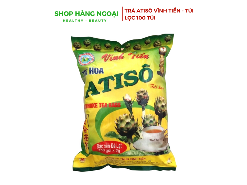 Trà atiso túi lọc Vĩnh Tiến 100 túi lọc