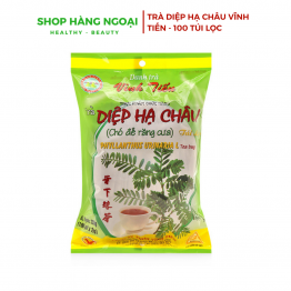Trà diệp hạ châu chó đẻ răng cưa Vĩnh Tiến 100 túi lọc