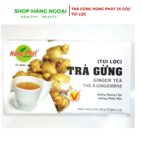Trà gừng túi lọc Hùng Phát 25 túi - Ginger Tea