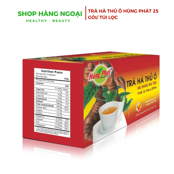 Trà hà thủ ô Hùng Phát 25 túi lọc