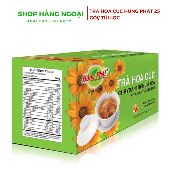 Trà hoa cúc Hùng Phát 25 gói - Chrysathemun tea