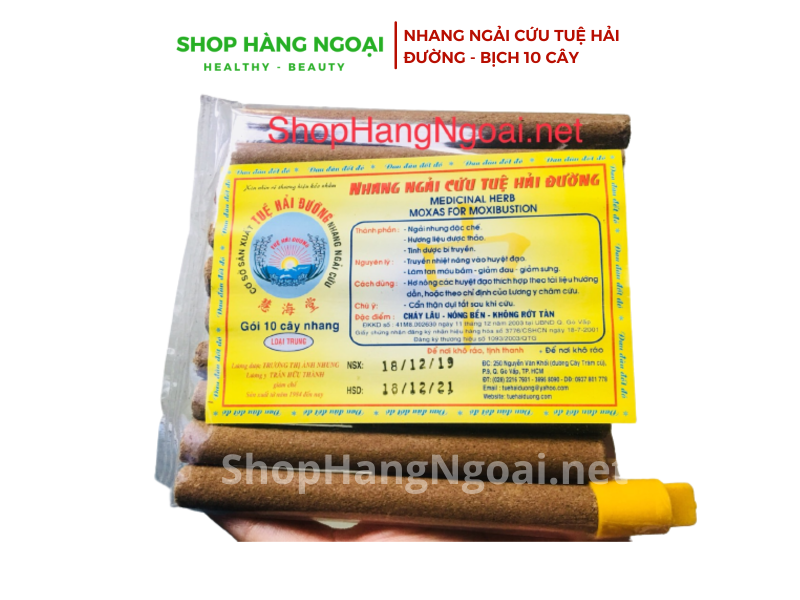 Nhang Ngải Cứu Tuệ Hải Đường  bịch 10 cây
